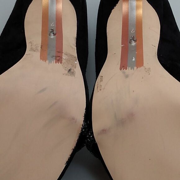 Sam Edelman Deela Pump Black Suede Heels Size 7 - Picture 10 of 16